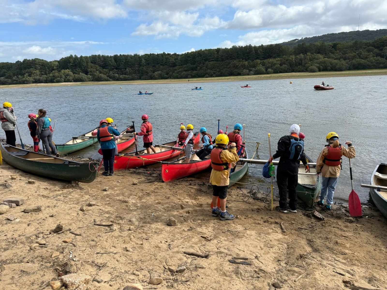 Open Rafted Canoes